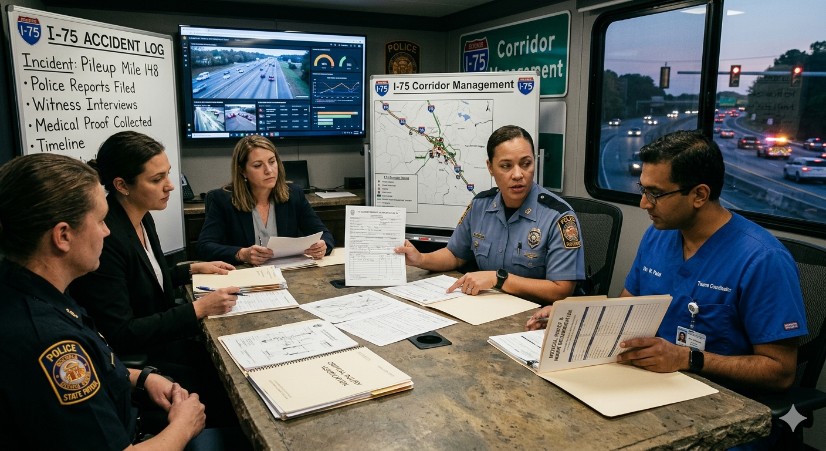 Managing I-75 Corridor Accidents: From Police Reports to Medical Proof